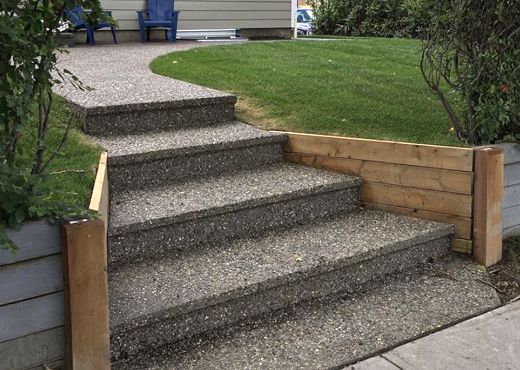 Concrete Walkways & Stairs